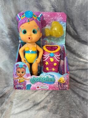 Bloopies Melodie Mermaid Doll Set w/ Accessories – New
